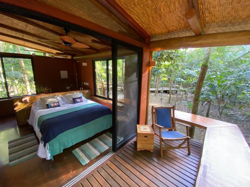 Banana Bamboo Ecolodge Ubatumirim Exterior foto